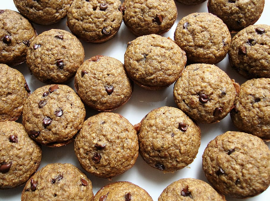 muffins, mini, healthy, sweet food, food and drink, baked, cookie HD wallpaper
