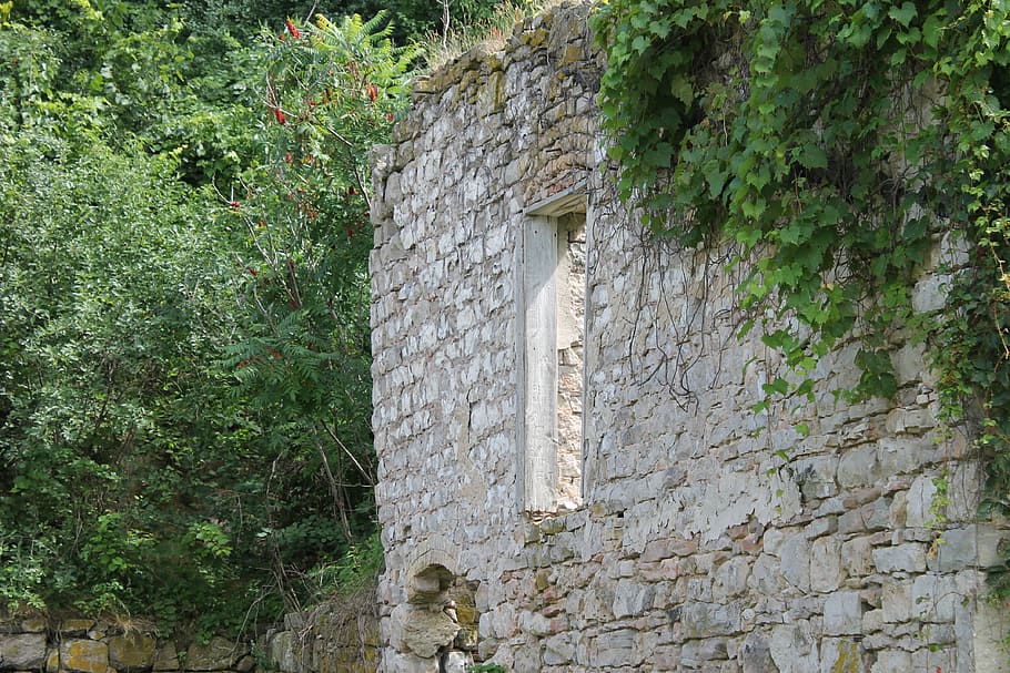ruins, lime kiln, stonework, built structure, architecture HD wallpaper