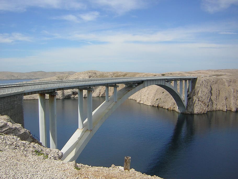 bridge, water, river, connection, bridge - man made structure HD wallpaper