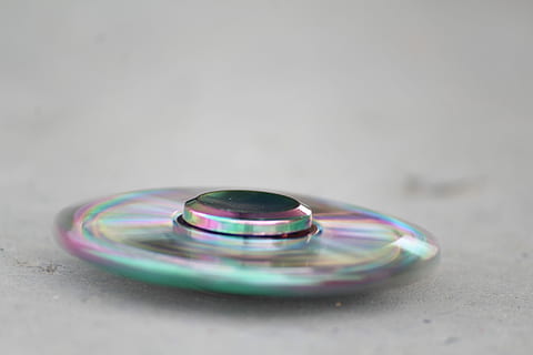 Fidget, Spinner, Rotation, fidget spinner, moving spinner, metal body HD wallpaper