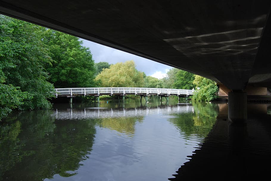 Bridge, Atmosphere, Nature, bridge - Man Made Structure, river HD wallpaper