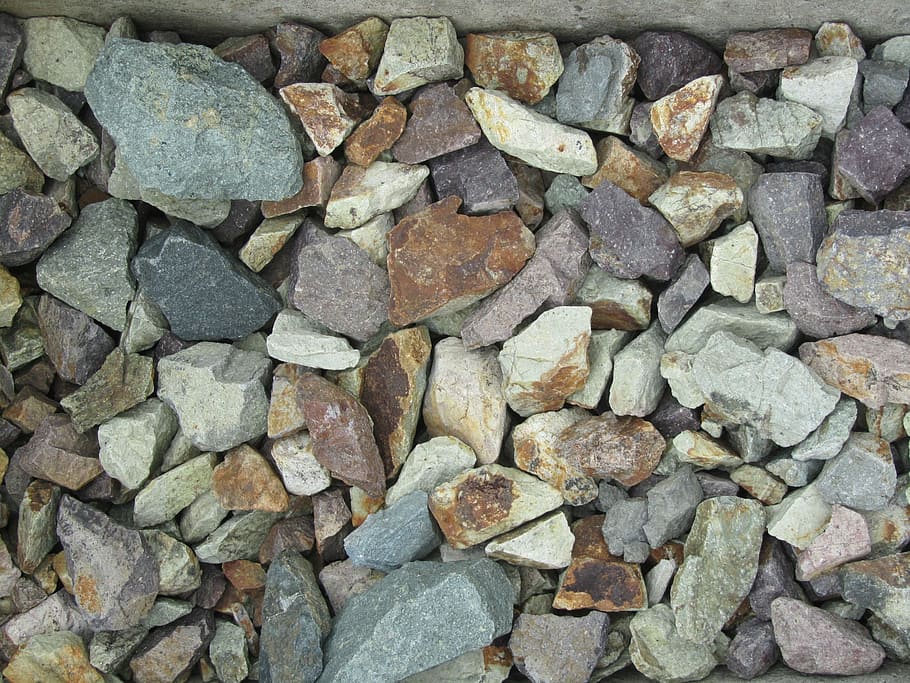 Stones, Construction, grey, backgrounds, full frame, large group of objects HD wallpaper