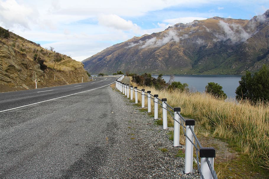 Self, Drive, Scenic, Beautiful, self-drive, autumn, lake, south island HD wallpaper