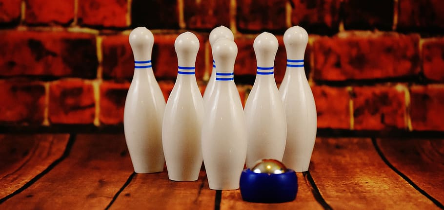 HD wallpaper: bowling, white, plastic, bowling Pin, bowling Strike