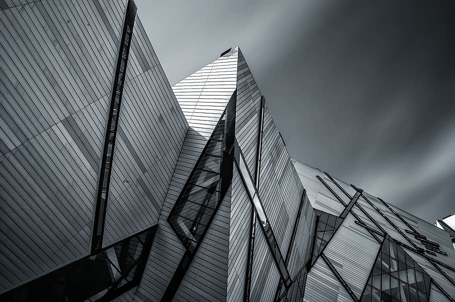 architecture, building, structure, establishment, clods, sky HD wallpaper