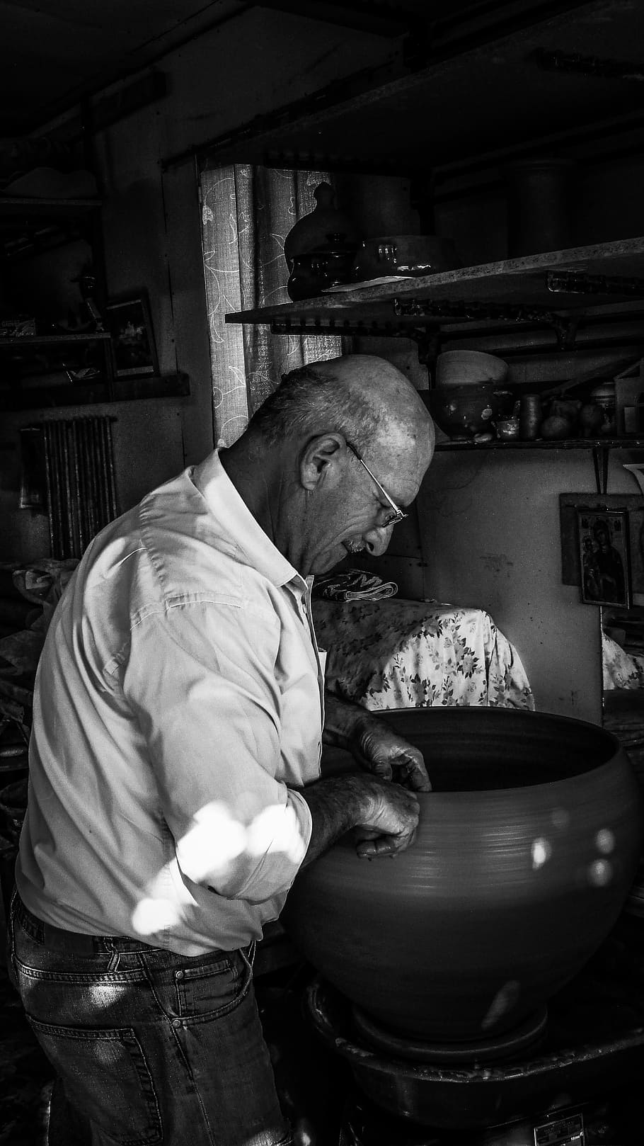 Pottery, Skill, Craft, Workshop, creativity, artist, ceramic HD wallpaper