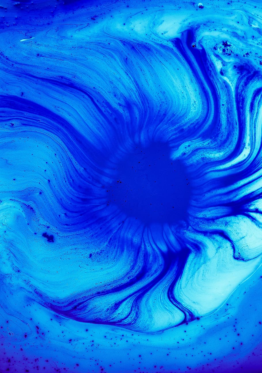 untitled, blue, abstract, art, design, paint, hole, colors HD wallpaper