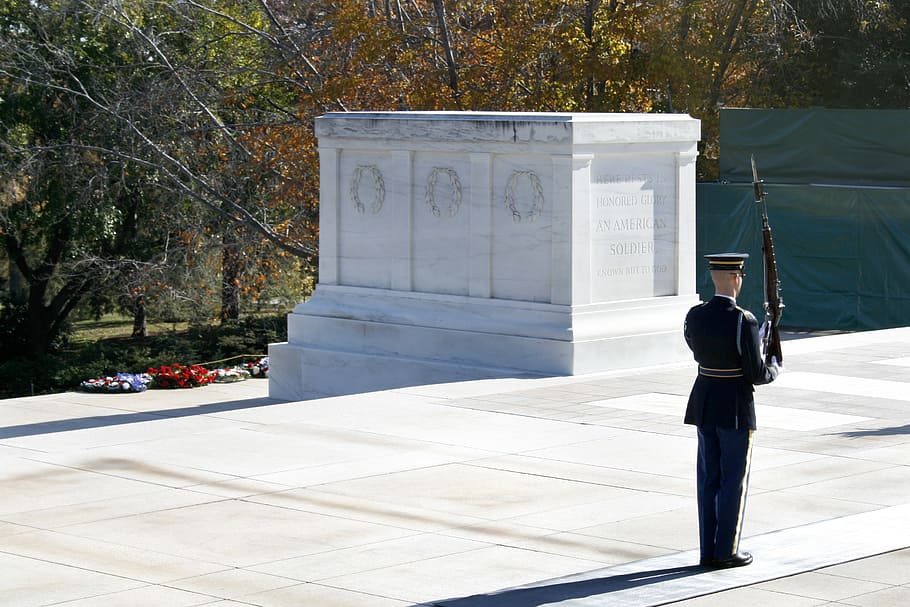 arlington, arlington national cemetery, tomb, tomb of the unknown soldier, HD wallpaper
