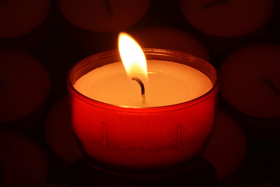 candle, flame, light, atmosphere, fire, brand, burning, illuminated HD wallpaper