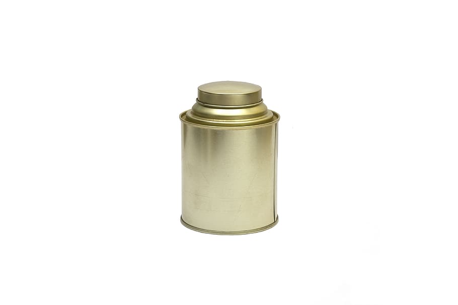 tin, box, container, metal, storage, can, package, metallic HD wallpaper