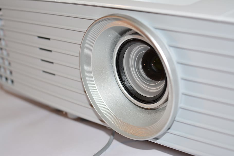Projector, Lenses, Multimedia, presentation, projection, technology HD wallpaper