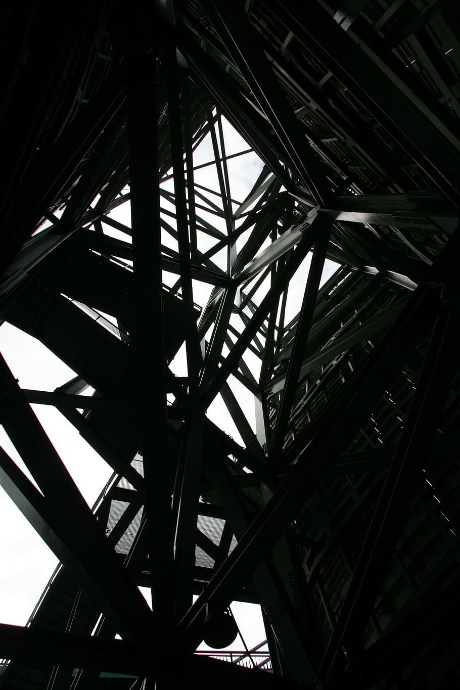 structure, metal, architecture, built structure, low angle view HD wallpaper