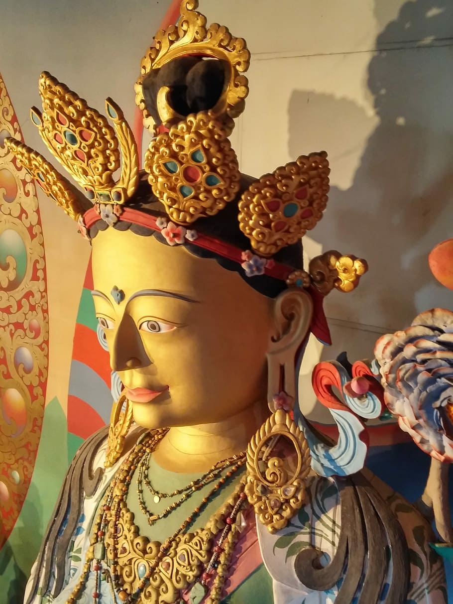 Temple, Buddha, Figure, Deity, Buddhism, religion, asia, spiritual HD wallpaper