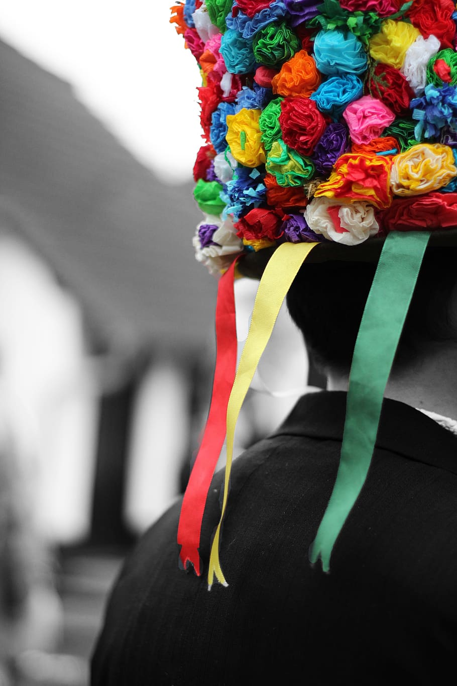 Carnival, Colors, Mask, carol, ružičky, finger paints, yellow
