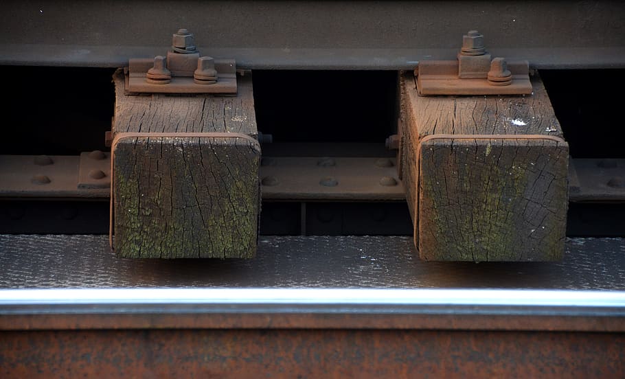 Railway, Threshold, Train, zweisam, detail, railroad ties, railroad tracks HD wallpaper