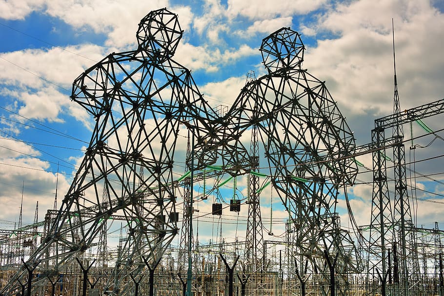 power, substation, perm gres, cloud - sky, architecture, built structure HD wallpaper