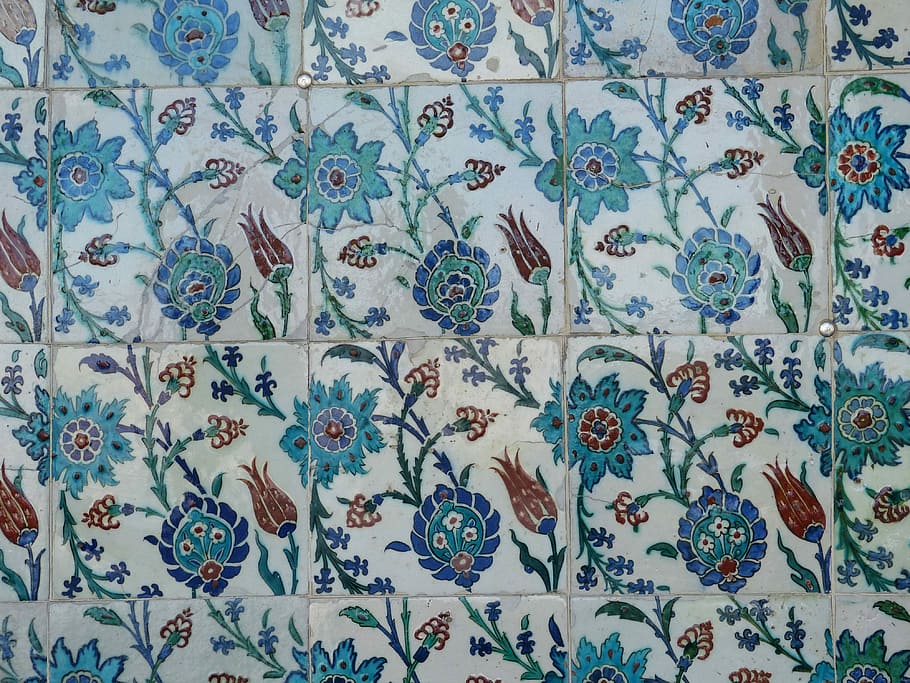 Istanbul, Palace, Castle, Historically, sultan, topkapi, tile, HD wallpaper