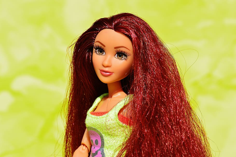 doll, pretty, face, eyes, beauty, girl, play, children toys HD wallpaper