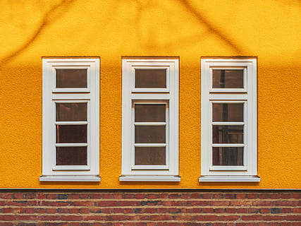 white window panes, three closed windowpanes, urban, city, texture HD wallpaper