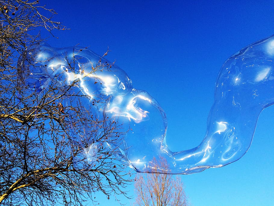 soap bubble, huge, colorful, large, wabbelig, iridescent, soapy water HD wallpaper