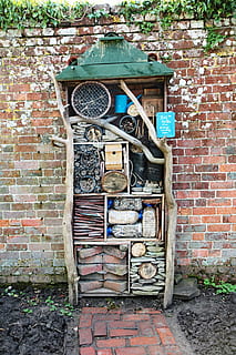 Bugs, Hotel, Insect, Nature, House, bugs hotel, wood, ecology HD wallpaper