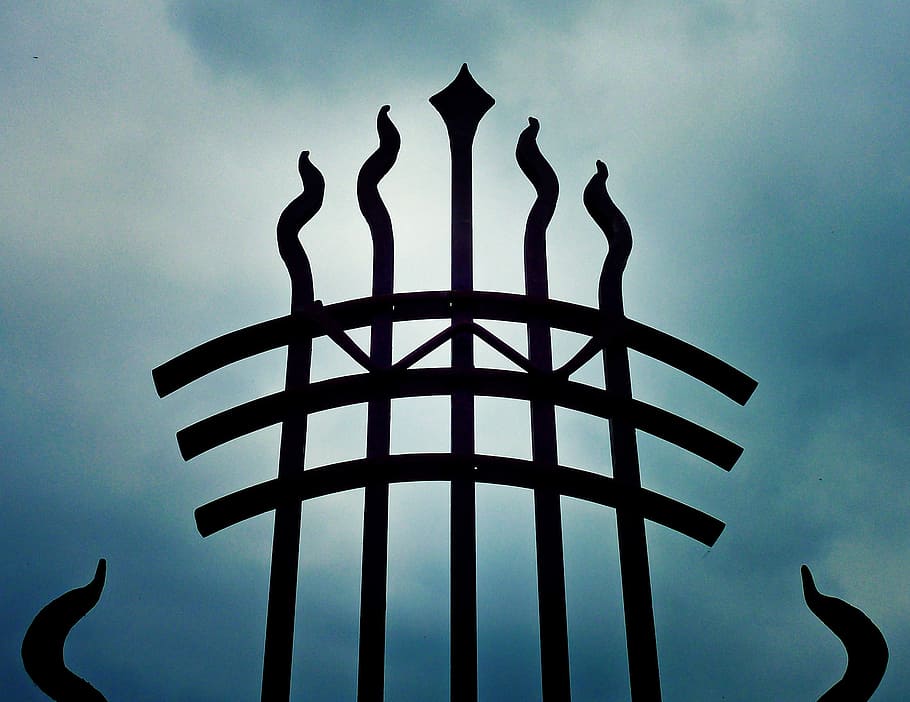 Goal, Grid, Metal, Input, Iron, Railings, iron railings, ornament HD wallpaper