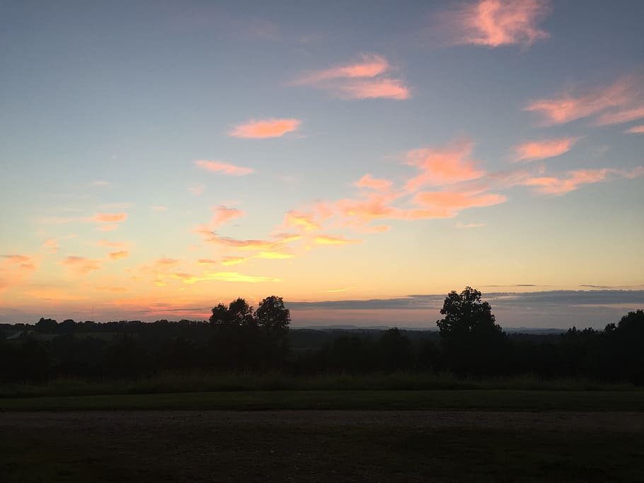 sunset, clouds, sky, horizon, dusk, outdoor, nature, scenics - nature HD wallpaper