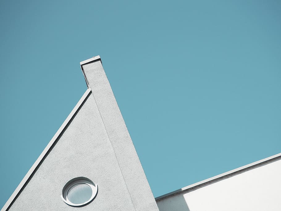 gray concrete building closeup photography, architecture, facade HD wallpaper