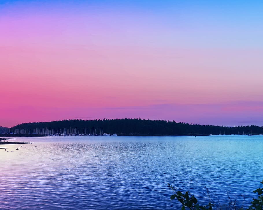 ocean, bc, canada, sea, water, british, columbia, coast, sky HD wallpaper