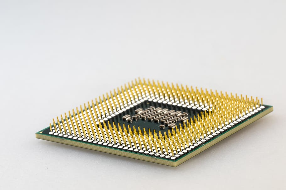 technology, microchip, macro, closeup, chipset, cpu, pins, processor HD wallpaper