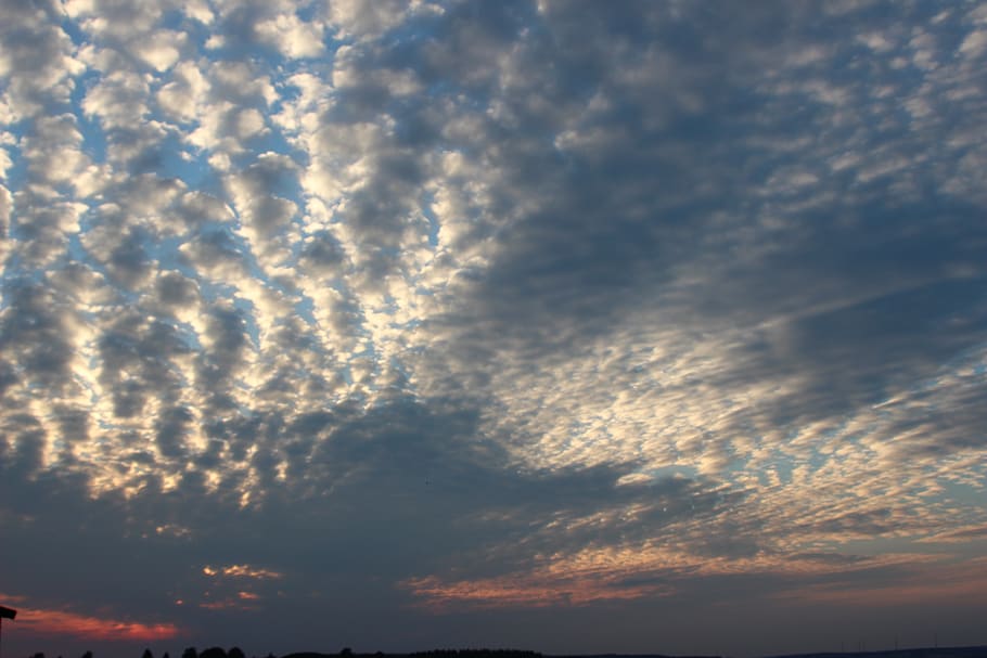 sunrise, clouds, morgenstimmung, sky, cloud - sky, beauty in nature HD wallpaper