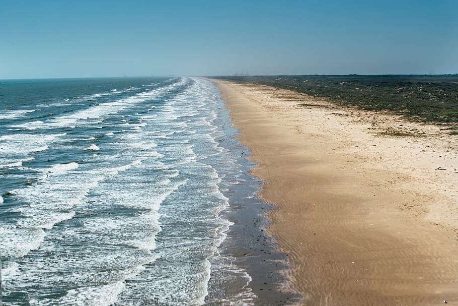 sea, ocean, water, waves, nature, sand, beach, shore, coast HD wallpaper