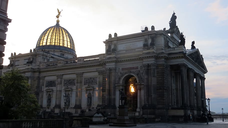dresden, albertinum, dome, roof, part of the building, monument HD wallpaper
