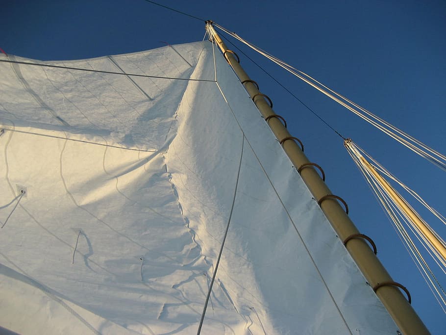 sail, sailing vessel, wind, mast, boot, sailing boat, boat mast HD wallpaper
