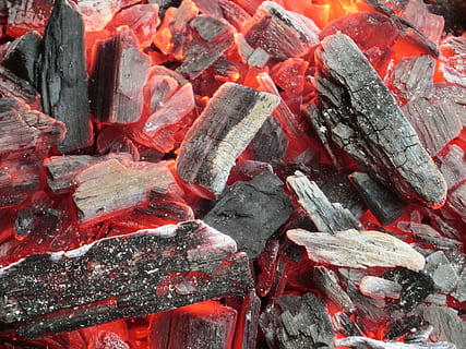 Fire, Carbon, Grill, Hot, Barbecue, Heat, embers, burn, charcoal HD wallpaper