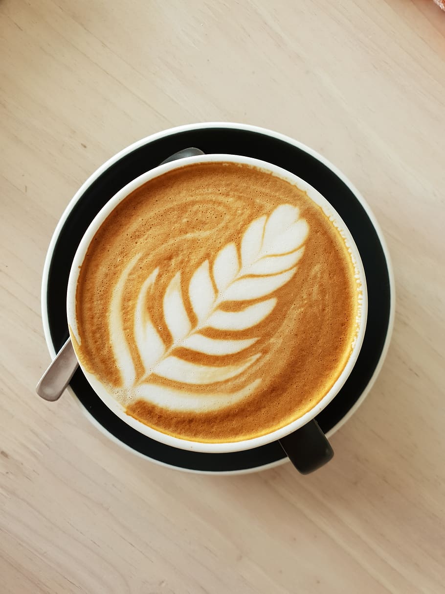 coffee art, luxury, cup, coffee cup, coffee - drink, mug, refreshment HD wallpaper