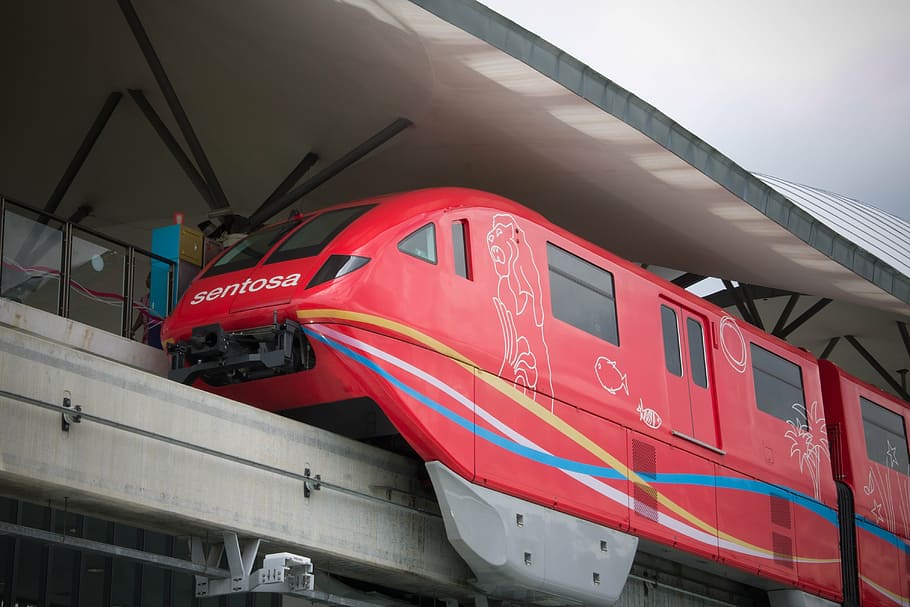 monorail, singapore, transport, urban, train, asia, travel HD wallpaper