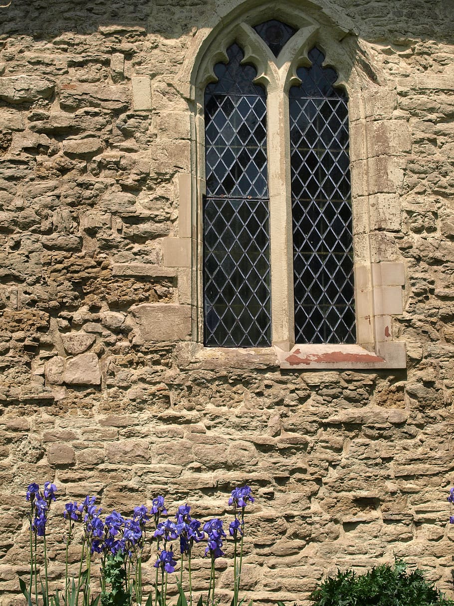 window, church, wall, stone, built structure, architecture HD wallpaper