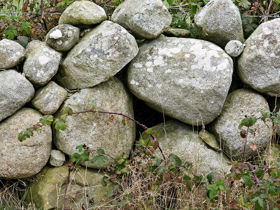 Stones, Wall, Rock, Background, hand built, mason, dry stone HD wallpaper