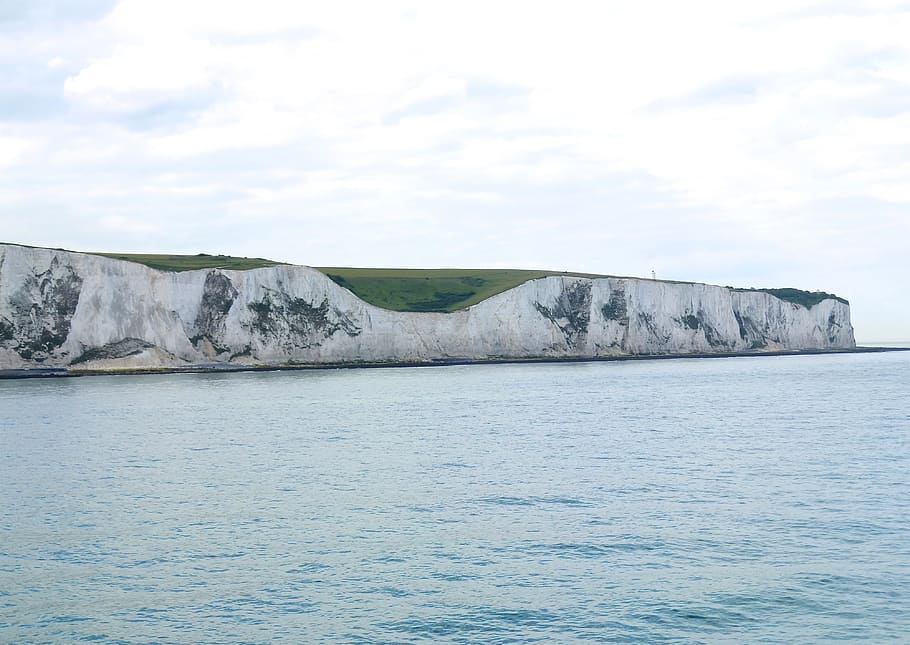 Dover, Cliffs, England, Coast, Sea, white cliffs, water, coastal path HD wallpaper