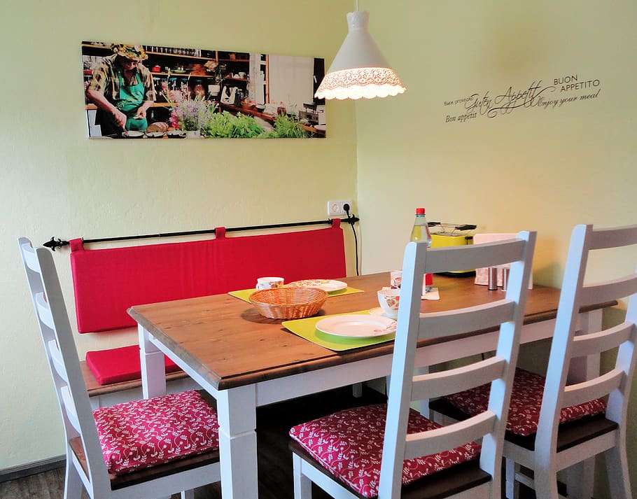 dining area, eat, kitchen, table, chairs, seat, furniture, indoors HD wallpaper