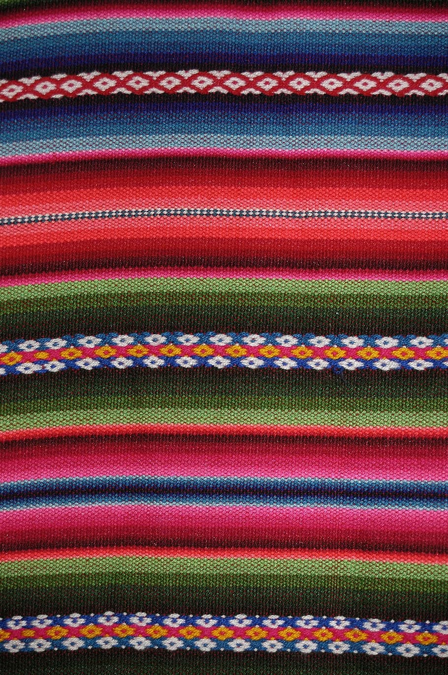 red and multicolored textile, Colours, Mexican, Colorful, Mexico
