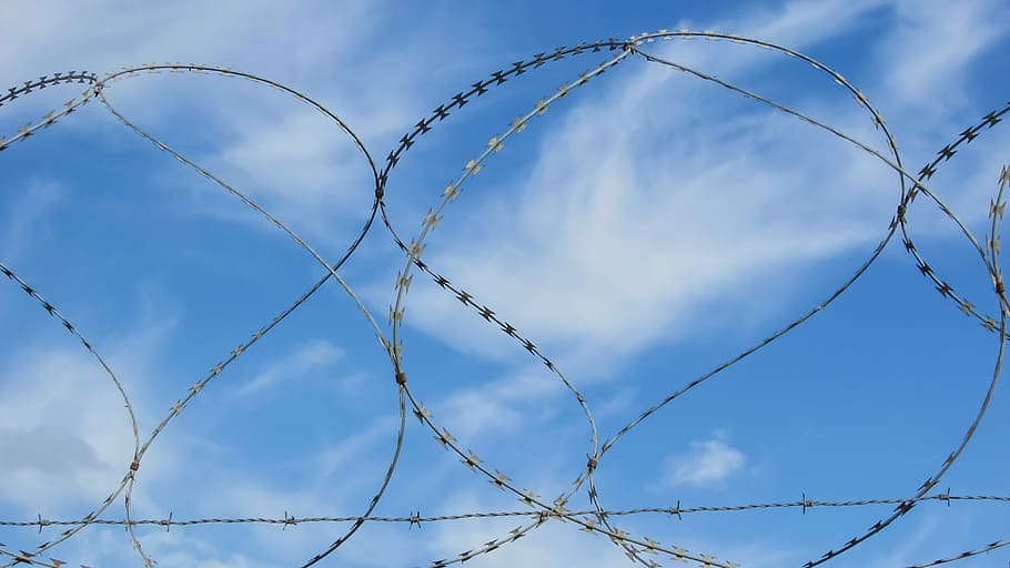 Wire, Hurt, Security, Prison, Protect, safety, protection, razor wire HD wallpaper