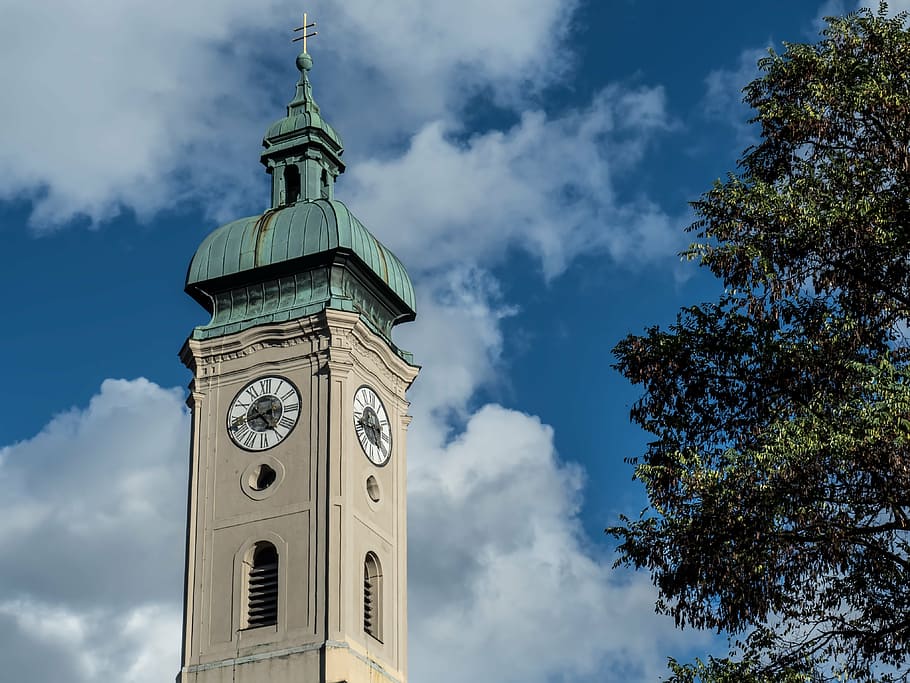 tower, plaza, munich, eclipse tower, culture, clouds, architecture HD wallpaper