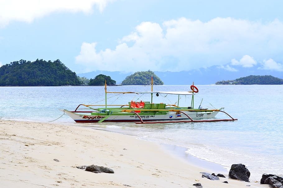 palawan, philippines, boat, nature, travel, tropical, landscape