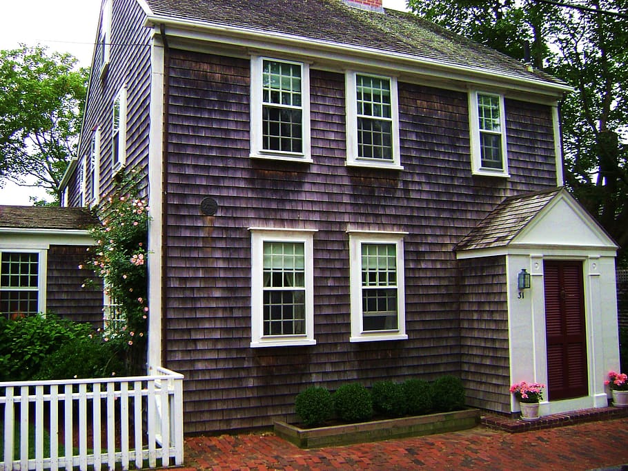 Hd Wallpaper House Nantucket Gideon Folger Circa 1807 Architecture Building Exterior Wallpaper Flare