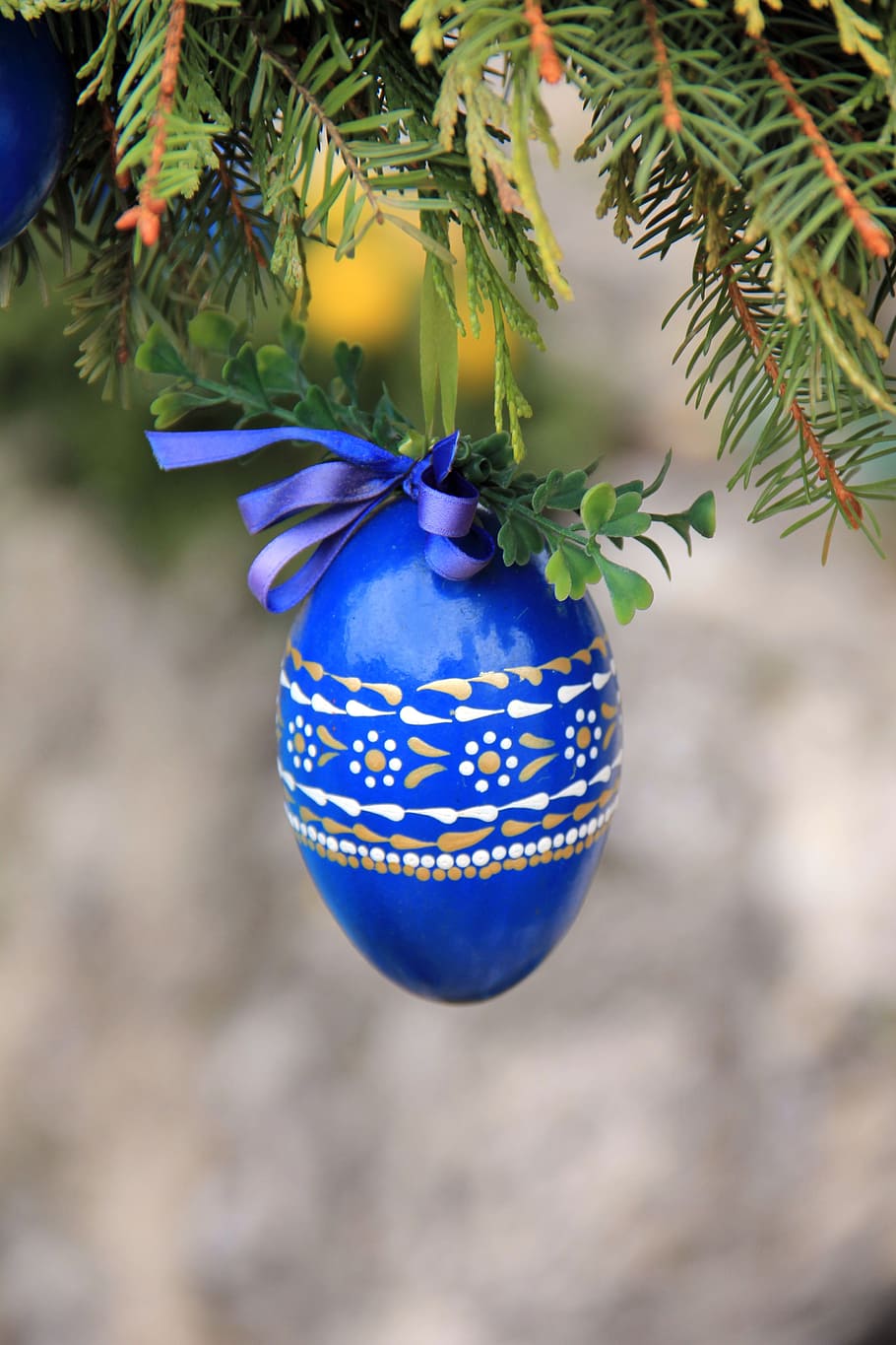 Easter Egg, Blue, Spring, christmas, decoration, celebration HD wallpaper