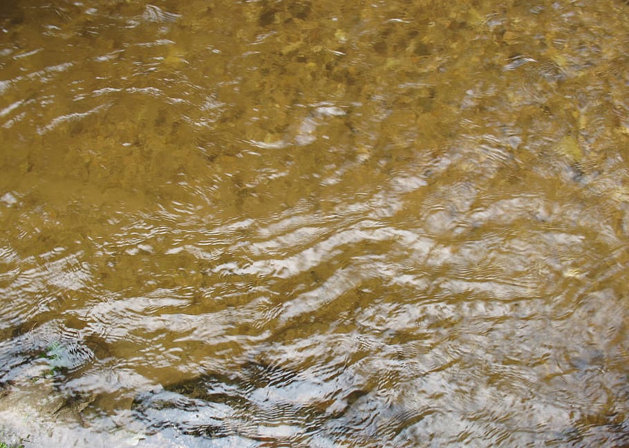 water, river, bottom, run, ripples, backgrounds, full frame HD wallpaper