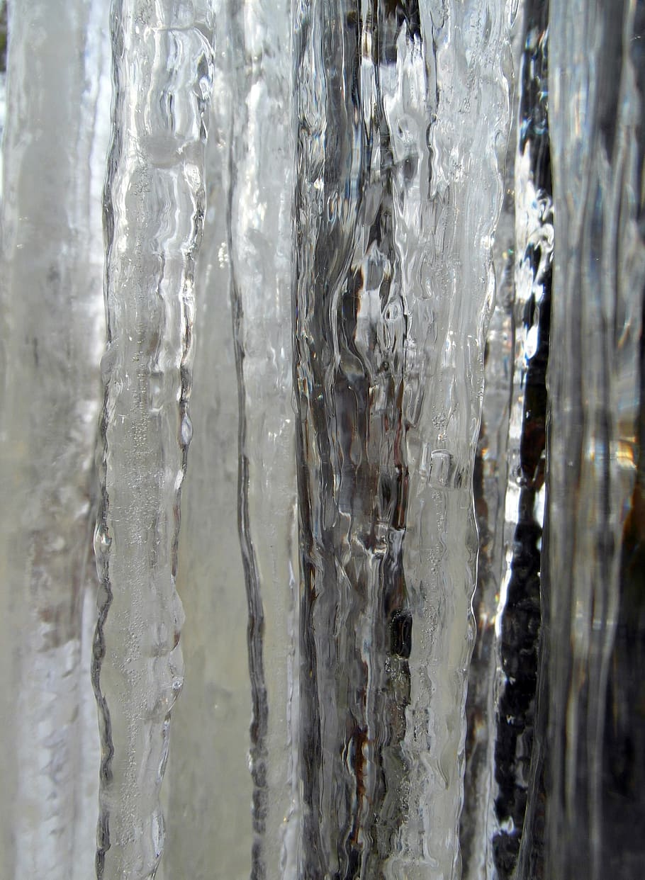 icicle, winter, cold, ice, icy, frost, rock, february, close-up HD wallpaper