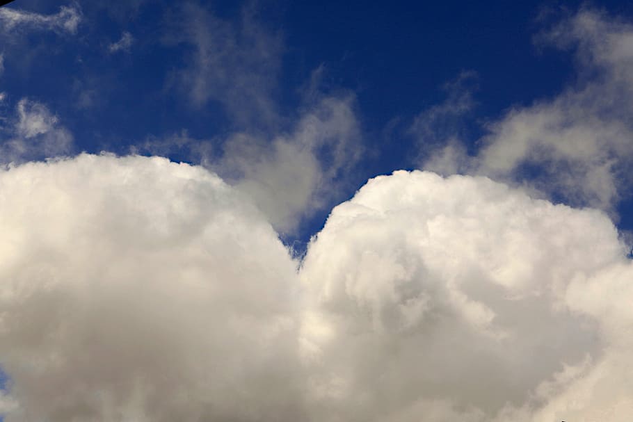 sky, cloud, heart, blue, landscape, ceu, nature, weather, cloud - Sky HD wallpaper